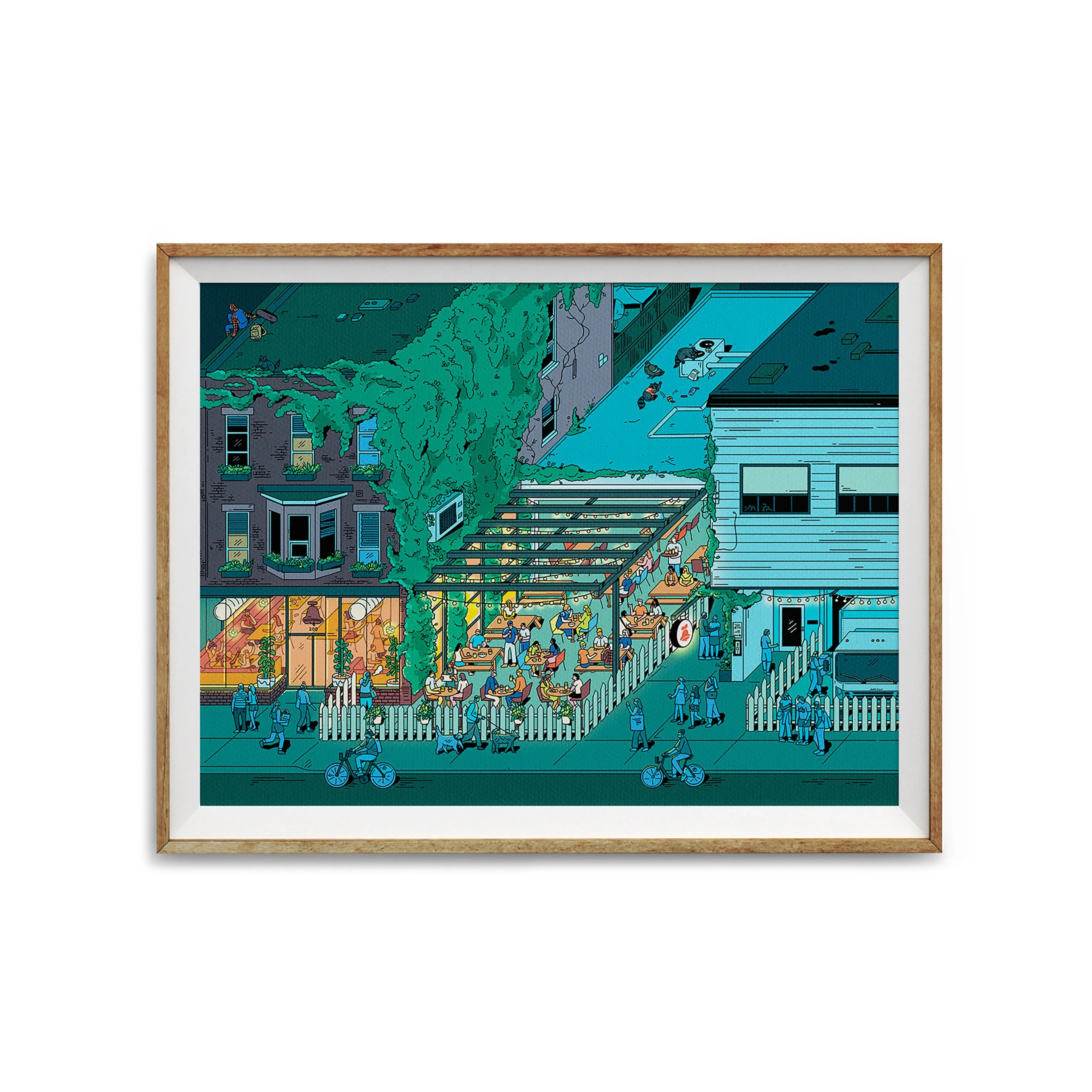 Bellwoods Brewery Streetscape Art Print (8"x10")