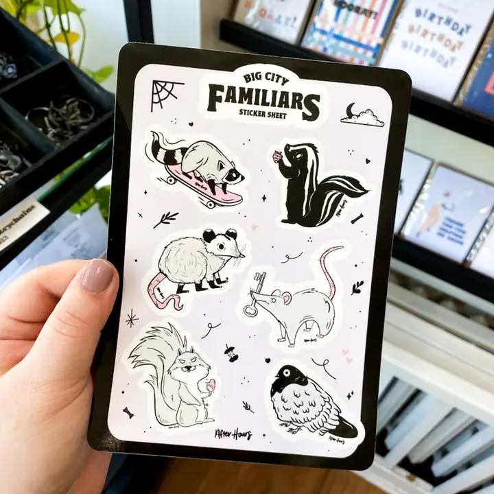 Big City Familiars Sticker Sheet - Image 2