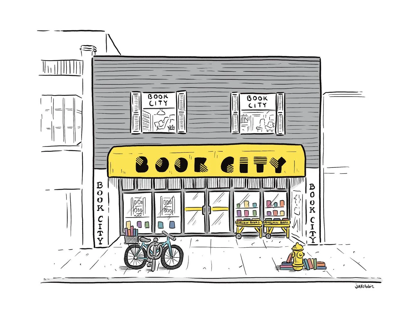Book City Beaches Art Print