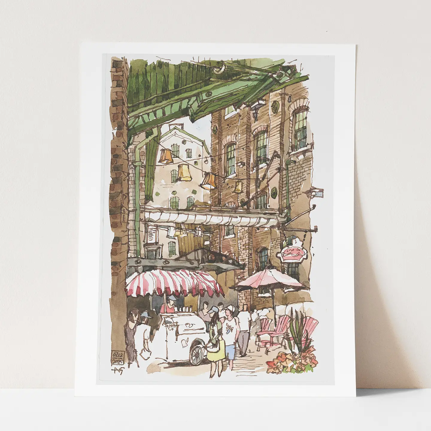 Distillery District Art Print