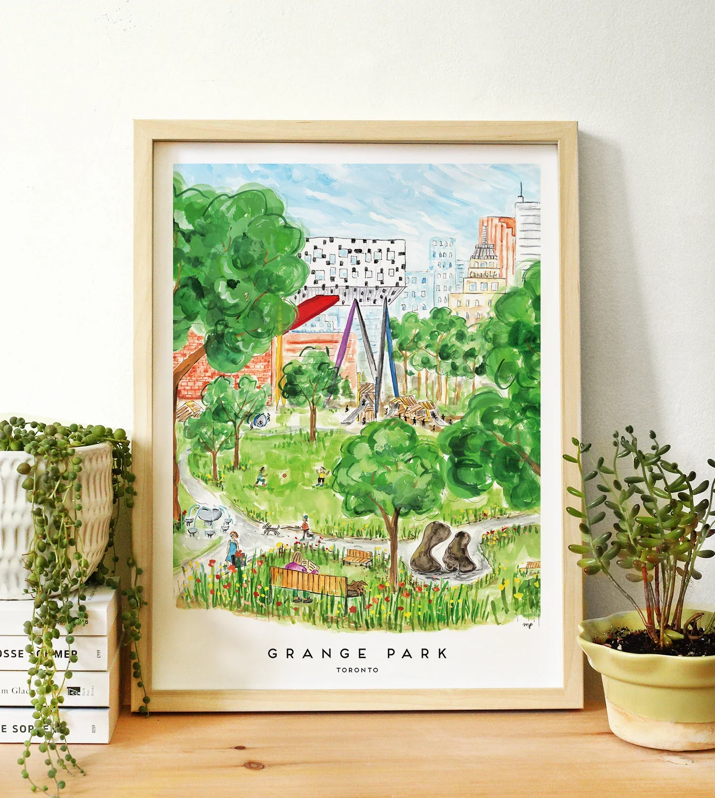 Grange Park Art Print (12"x16")
