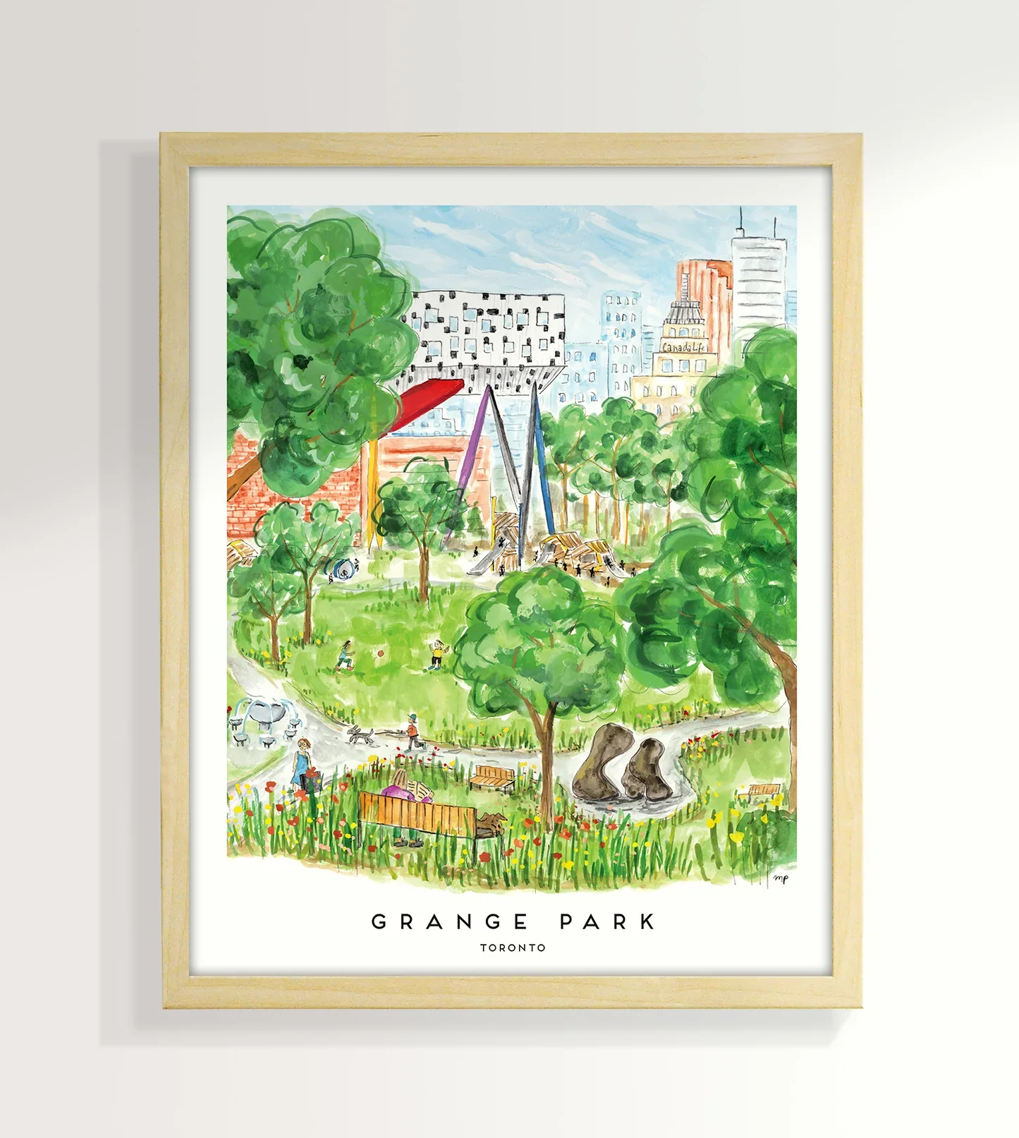 Grange Park Art Print (8"x10")