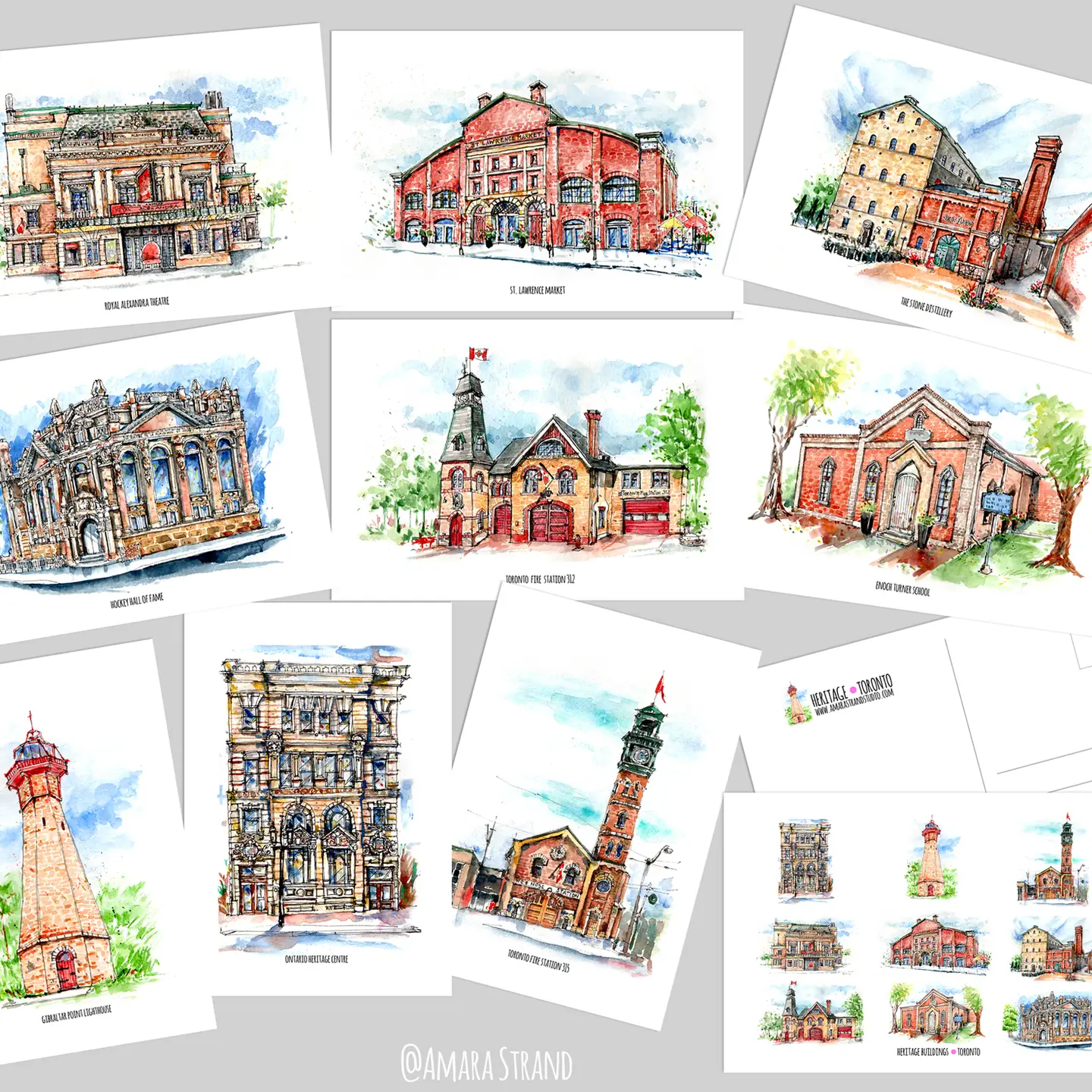 Heritage Buildings of Toronto Postcard Set