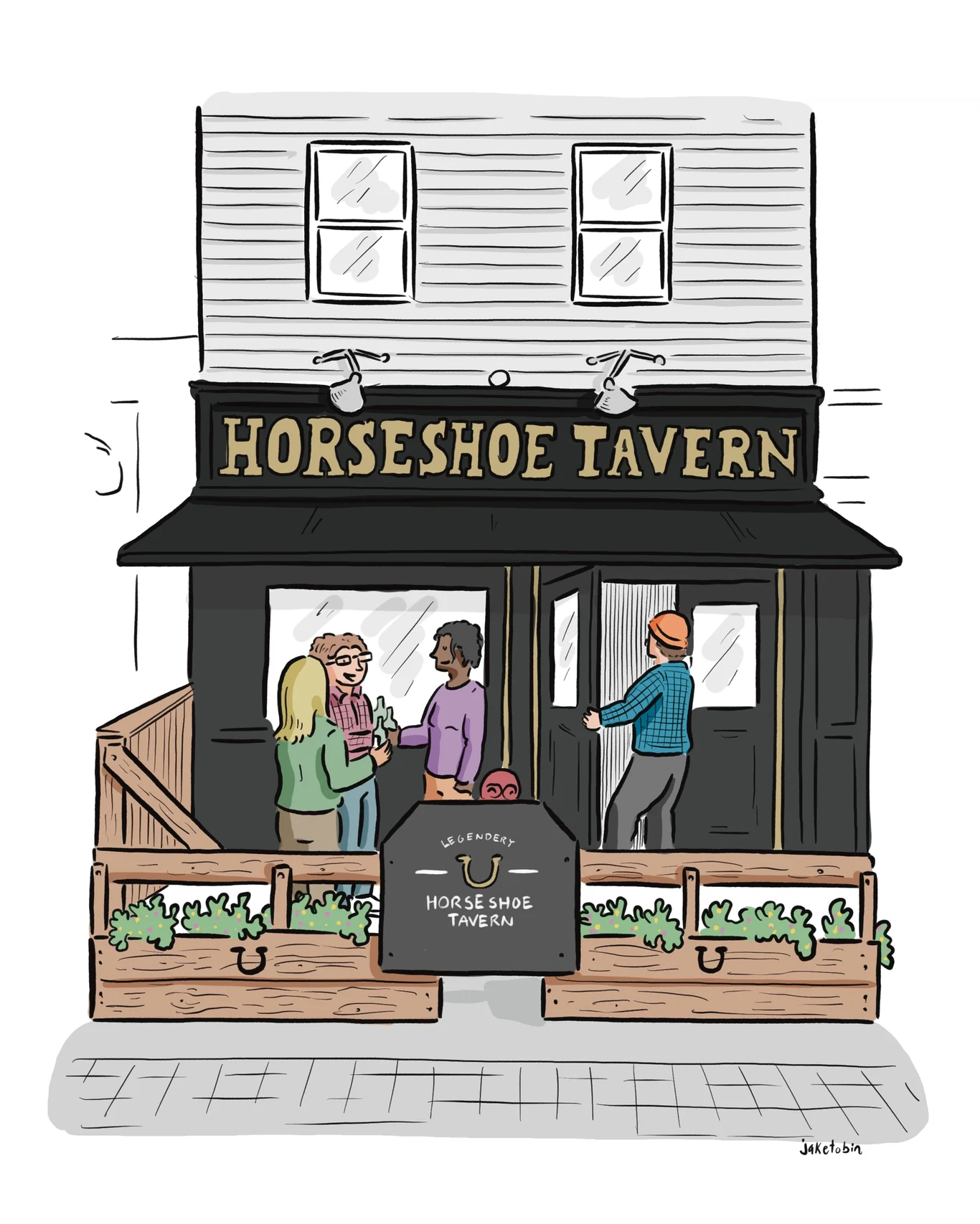Horseshoe Tavern Art Print