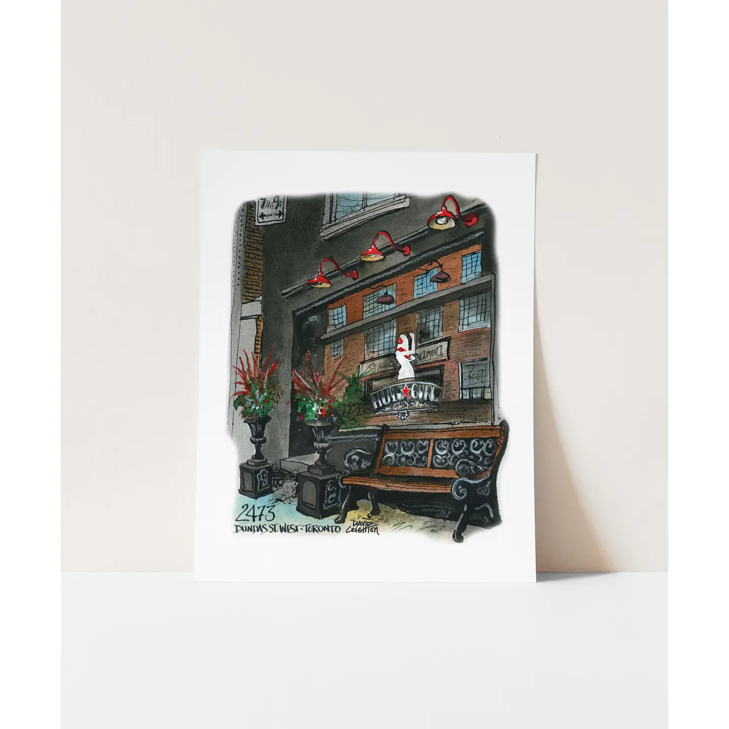 Hula Girl Art Print
