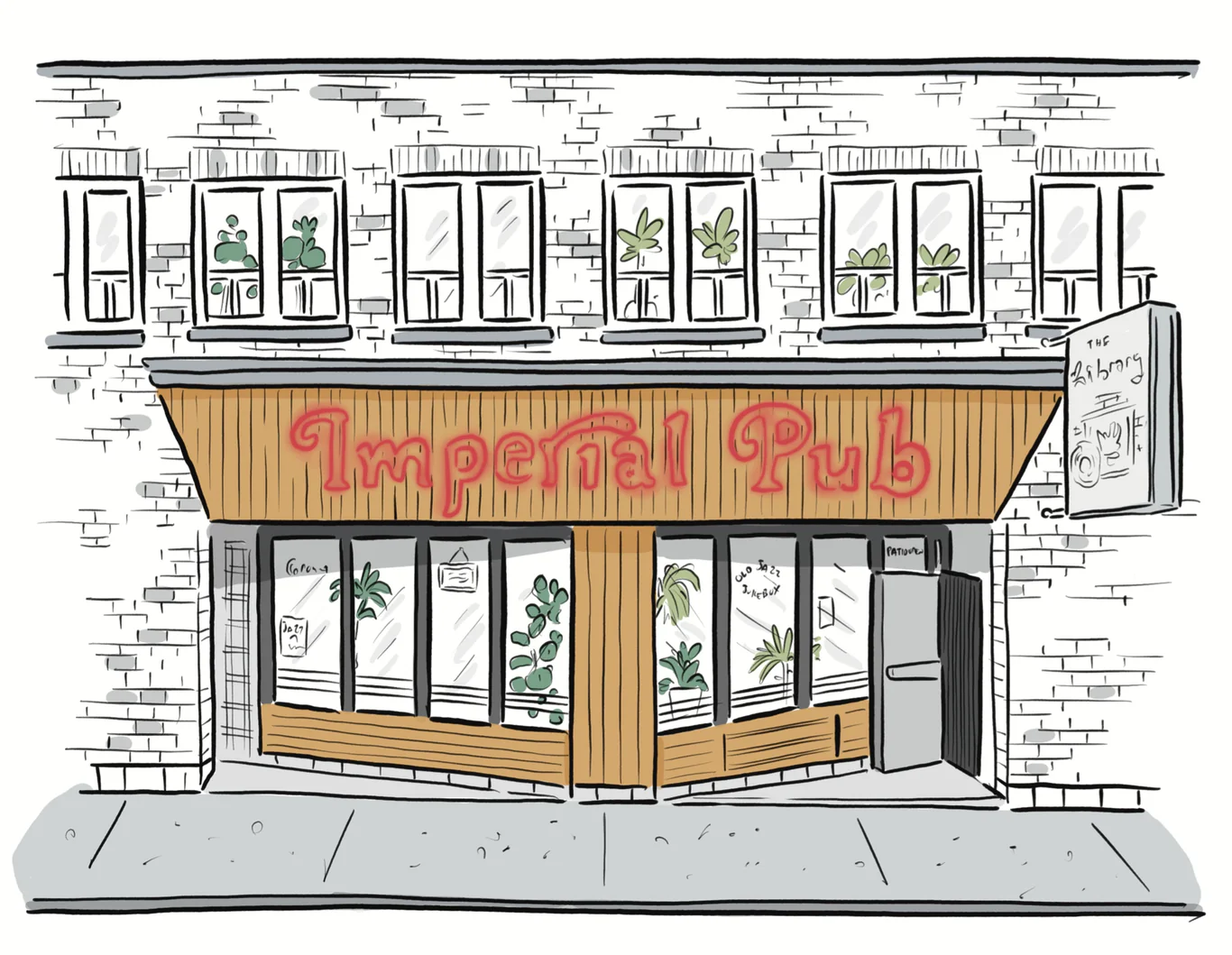 Imperial Pub Art Print