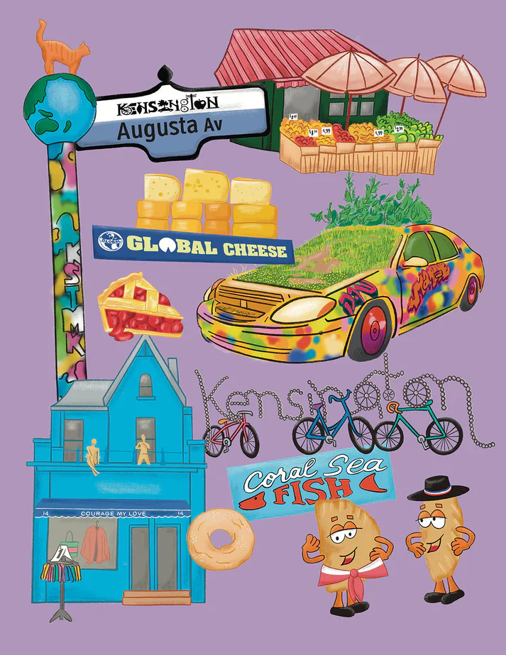 Kensington Icons Print