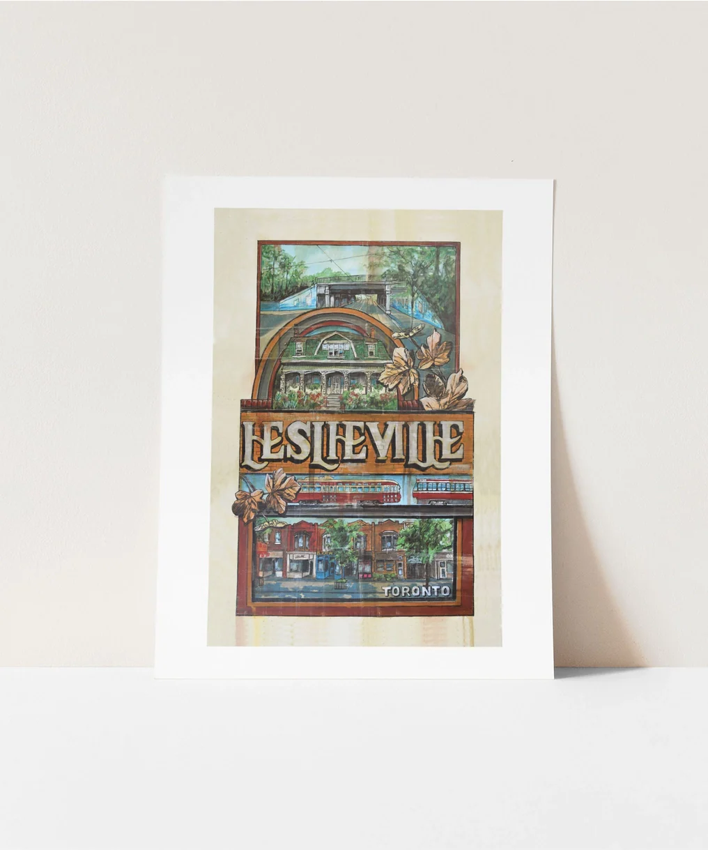 Leslieville Art Print