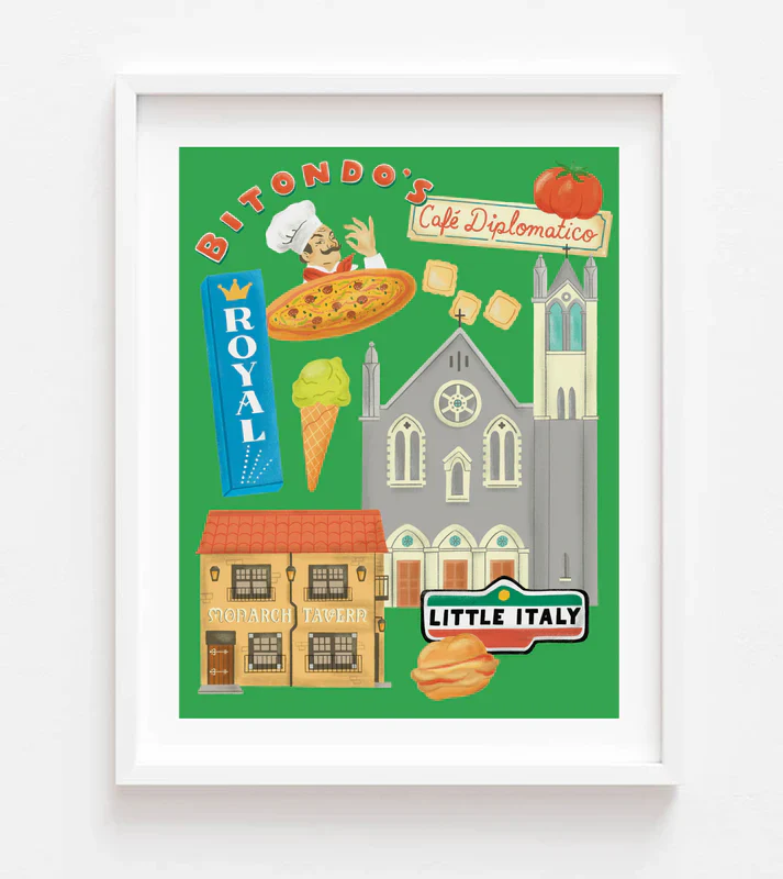 Little Italy Icons Print - Image 2