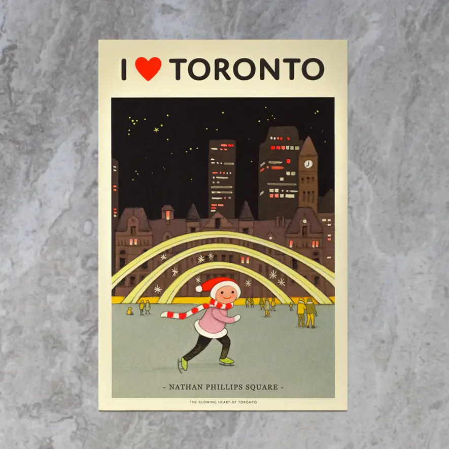 Nathan Phillips Square Skater Postcard