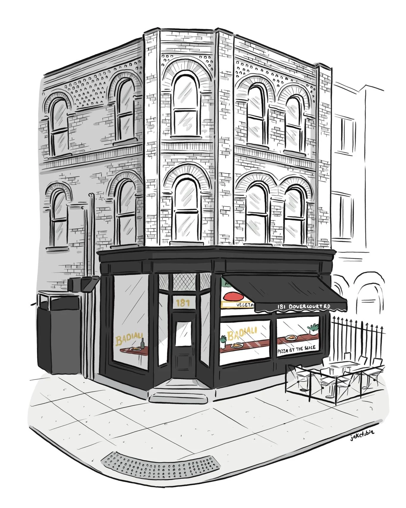 Pizzeria Badiali Art Print