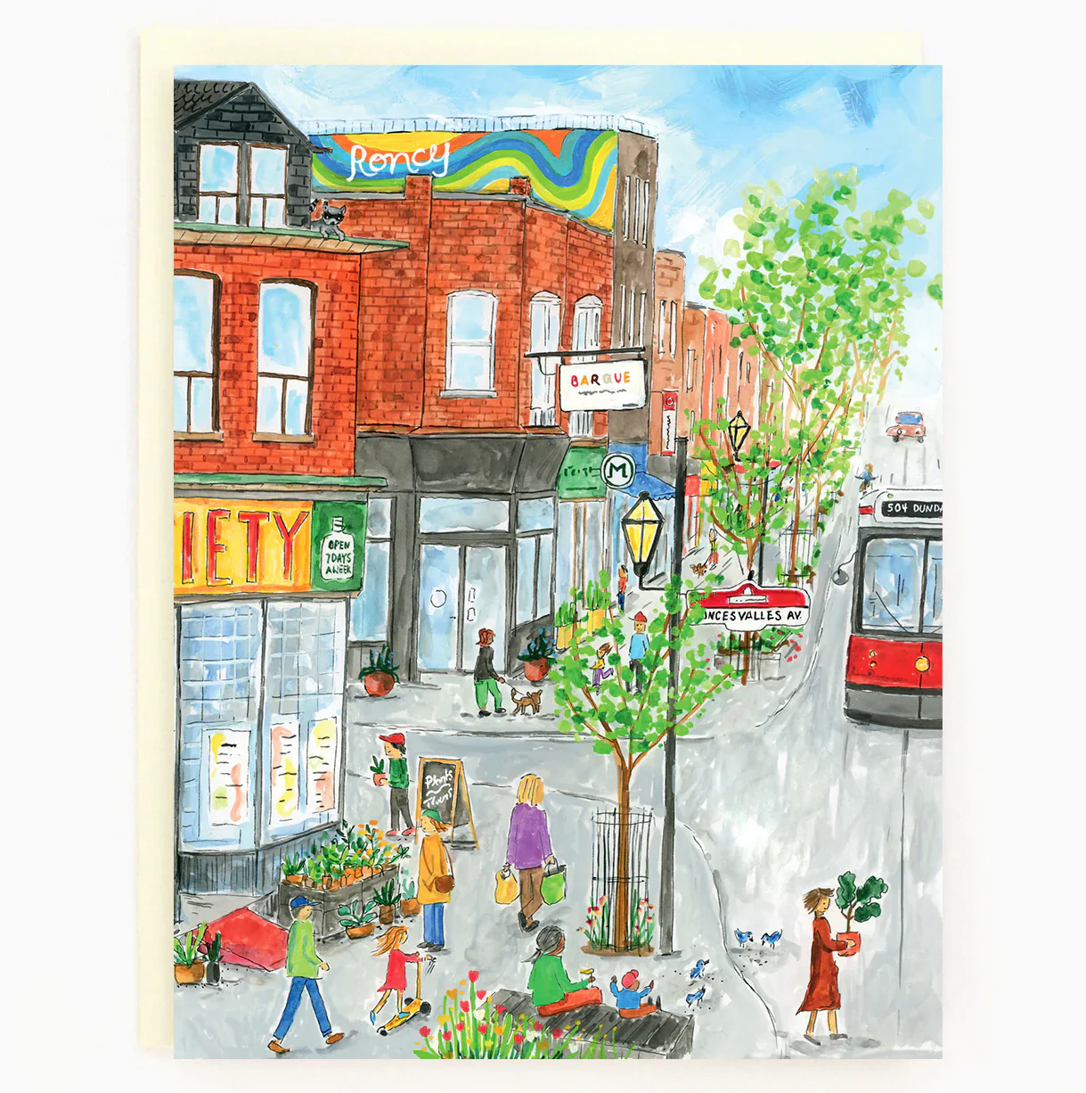 Roncesvalles Greeting Card