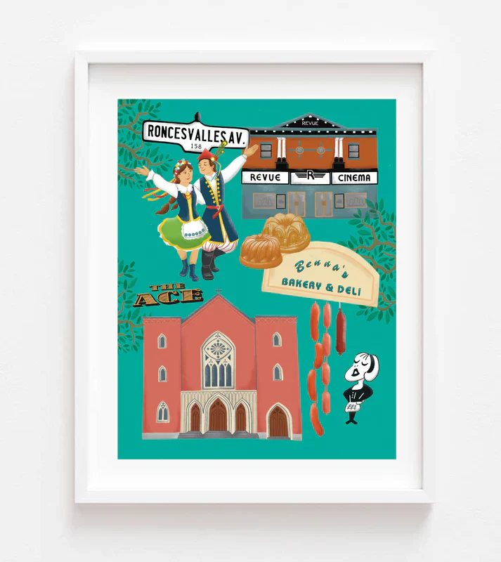 Roncesvalles Icons Print - Image 2