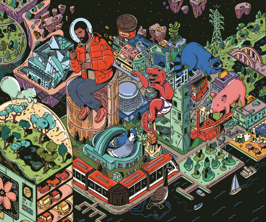 Space Jam Toronto Jigsaw Puzzle