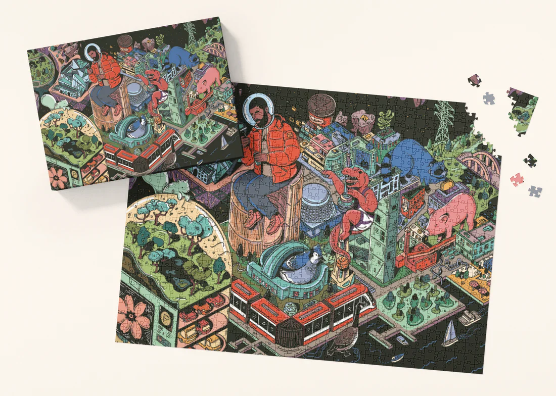 Space Jam Toronto Jigsaw Puzzle - Image 2