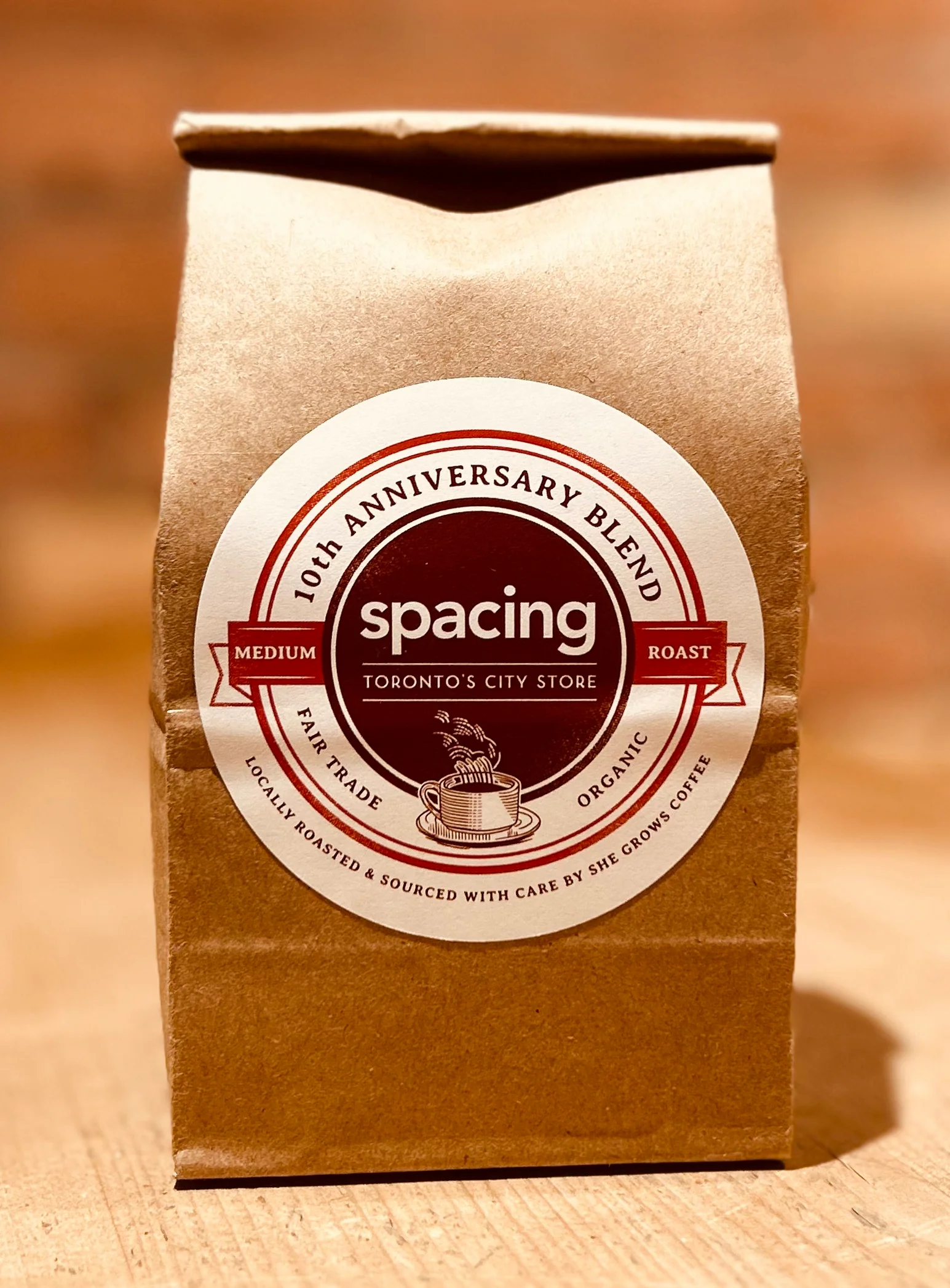 Spacing Store anniversary coffee