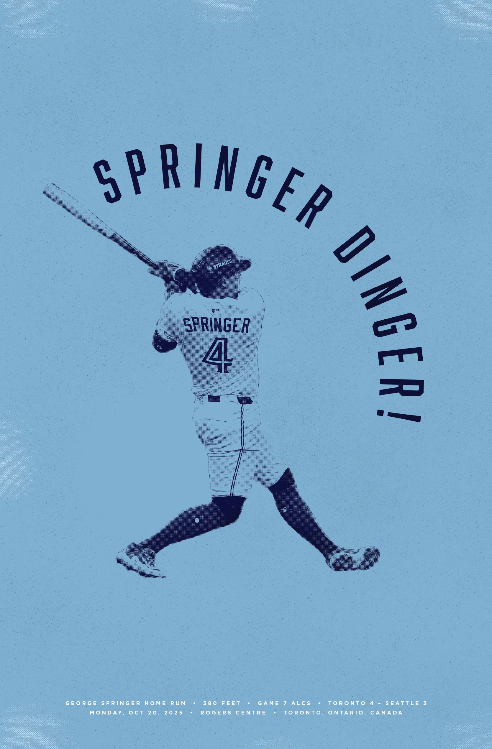 Springer Dinger Commemorative Print