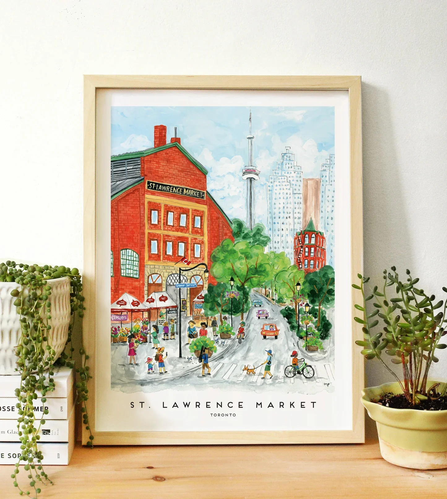 St Lawrence Market Art Print (12"x16")