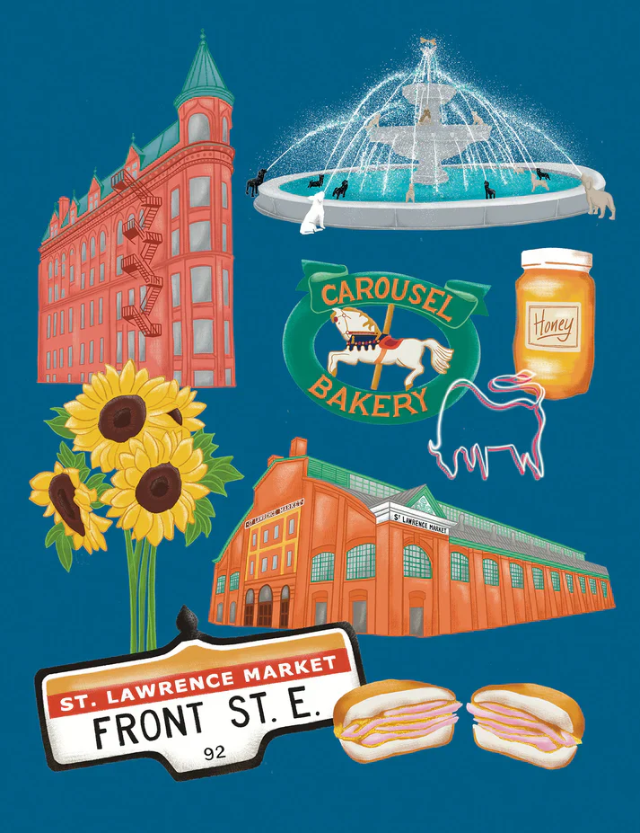 St. Lawrence Market Icons Print