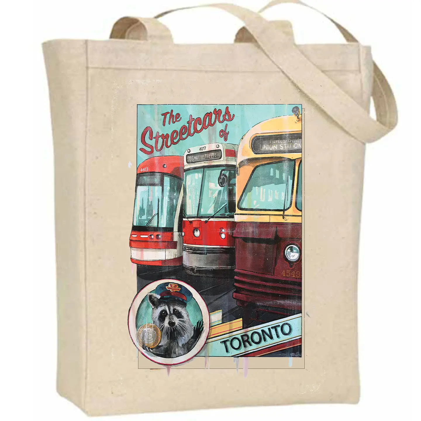Streetcars of Toronto Tote Bag