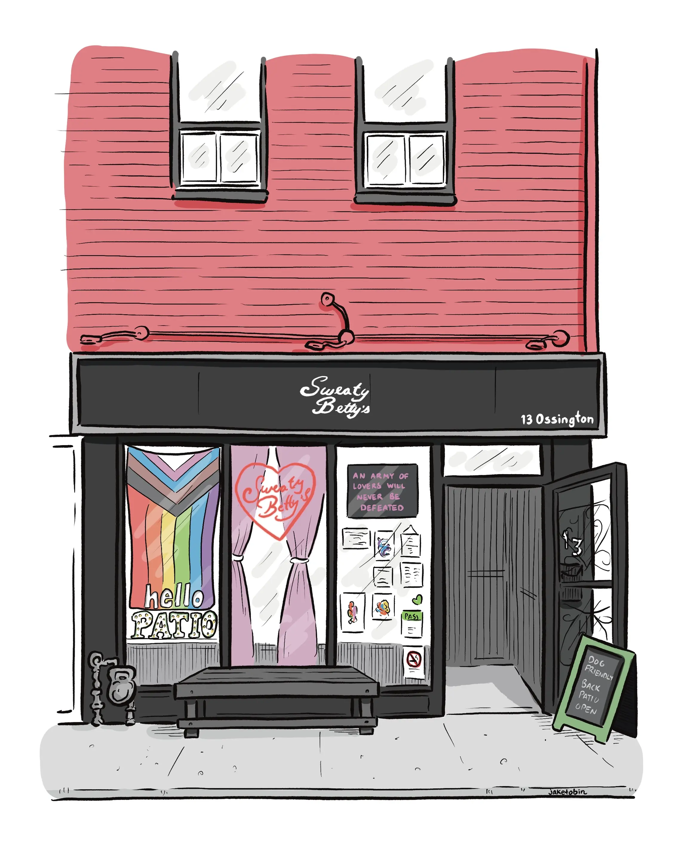 Sweaty Betty's Art Print