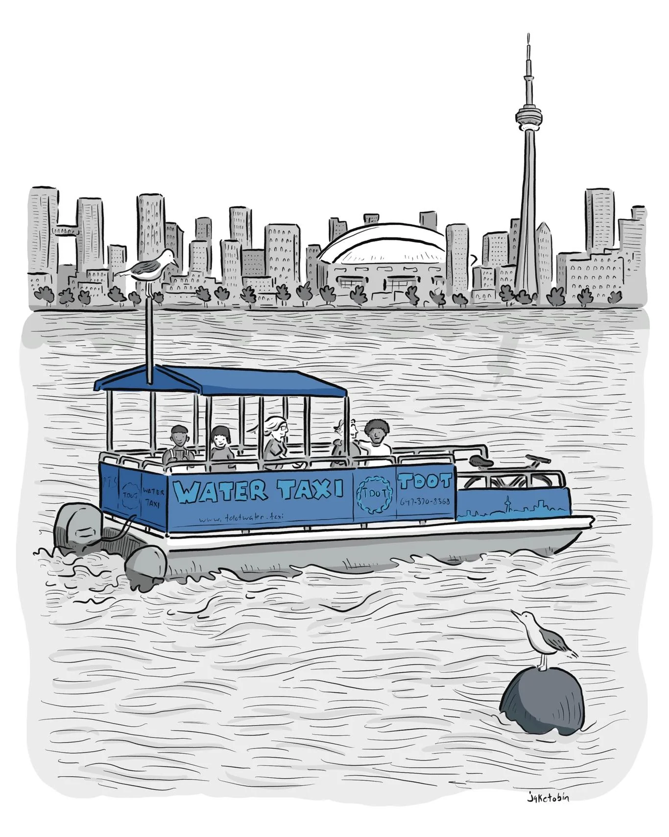 TDOT Water Taxi Art Print