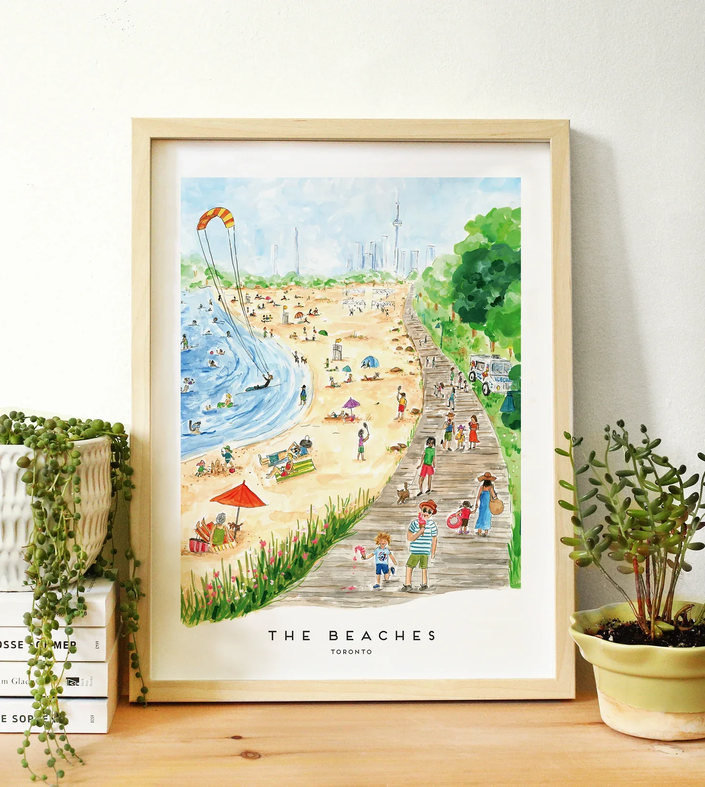 The Beaches Art Print (12"x16")