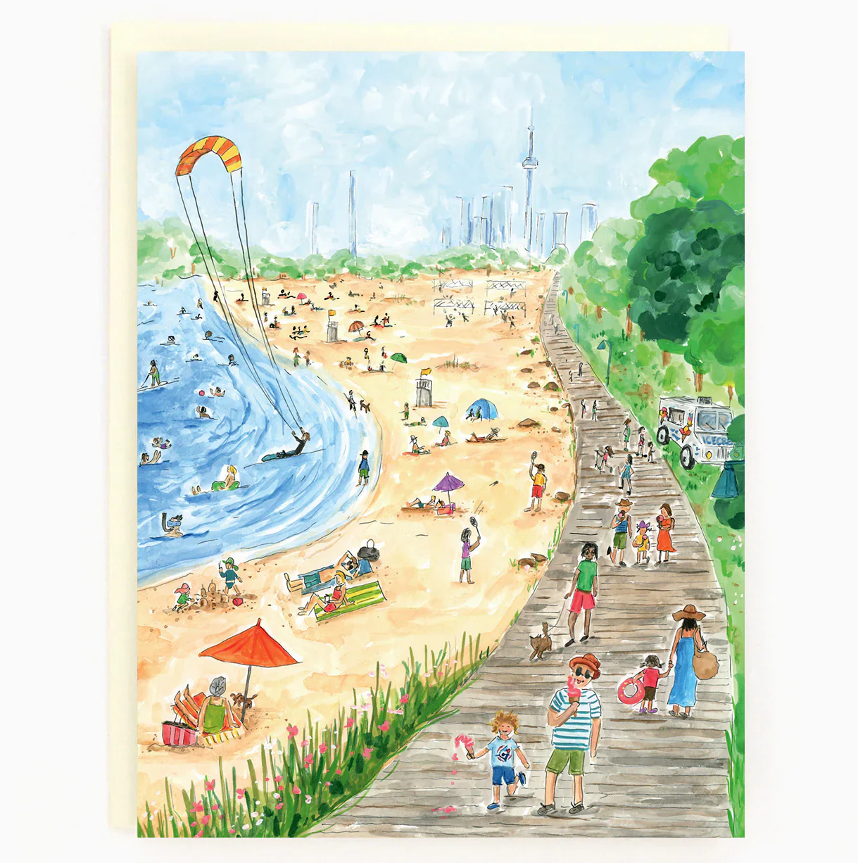 The Beaches Greeting Card