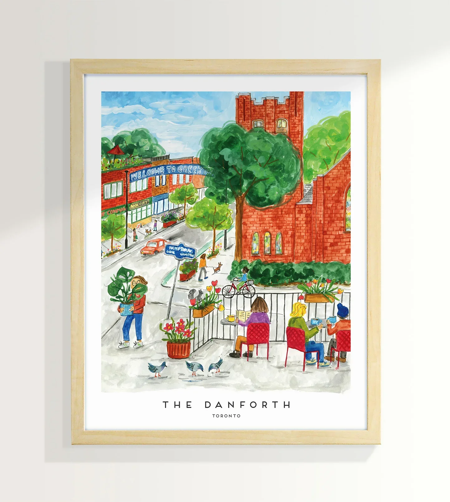 The Danforth Art Print (8"x10")