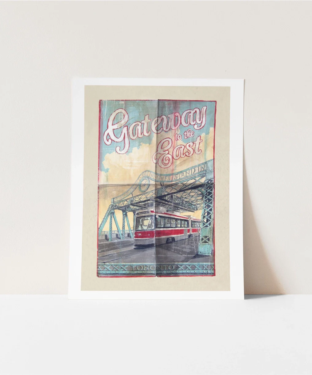 Queen Street East Art Print