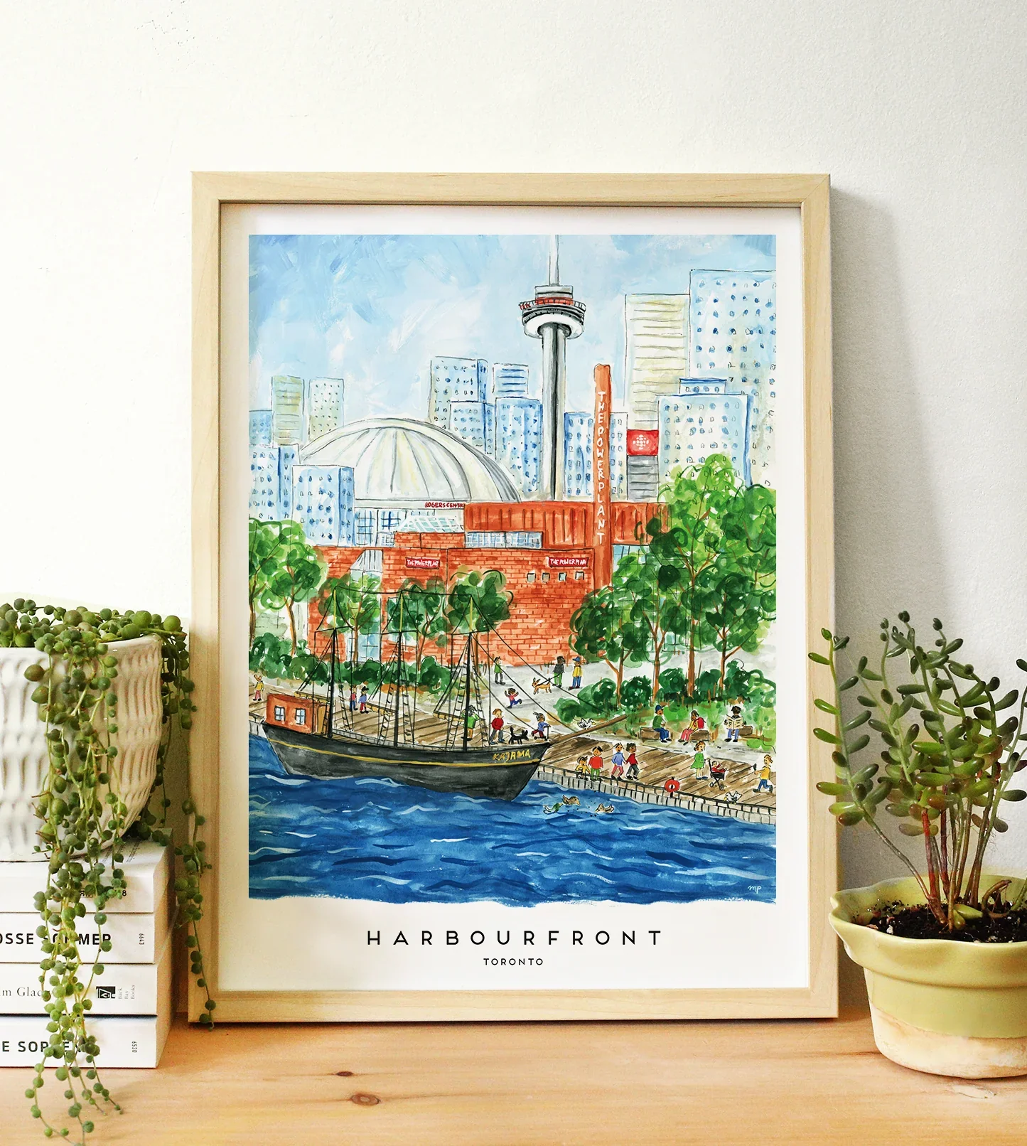 Harbourfront Art Print (12"x16")