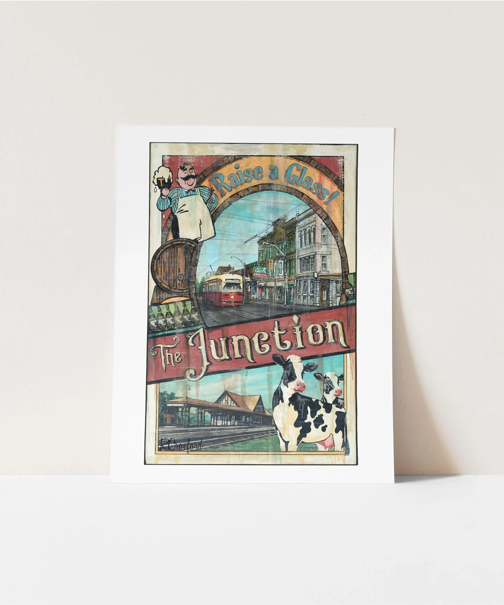 The Junction Art Print