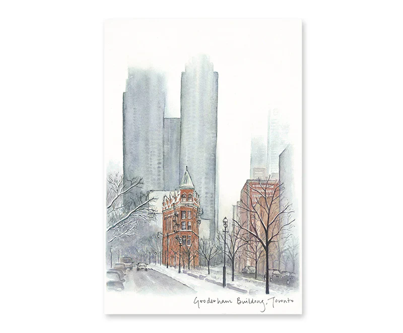 Toronto Flatiron Building Postcard