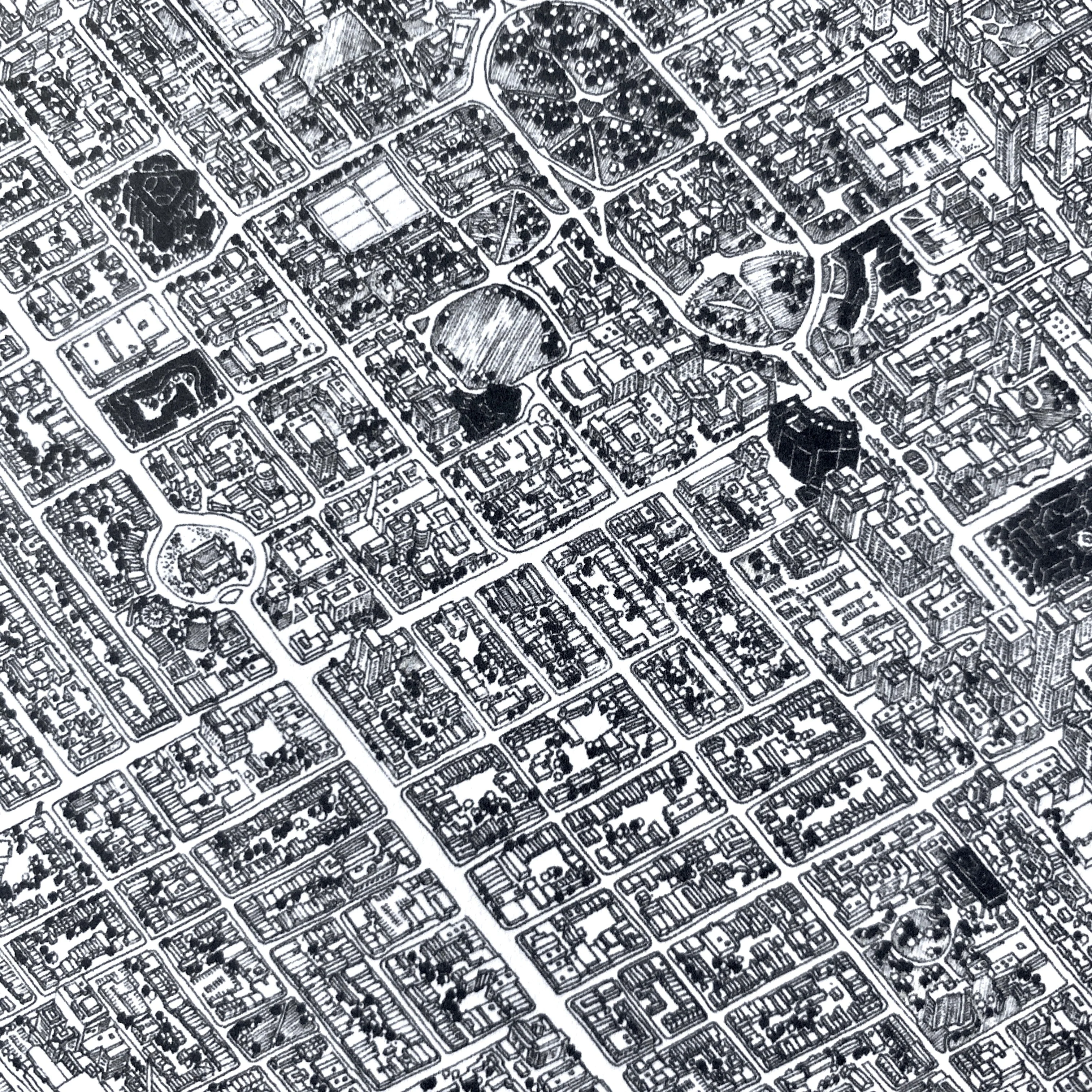 Toronto Pen & Ink Art Print - Image 4