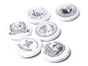 Toronto Town Buttons Set