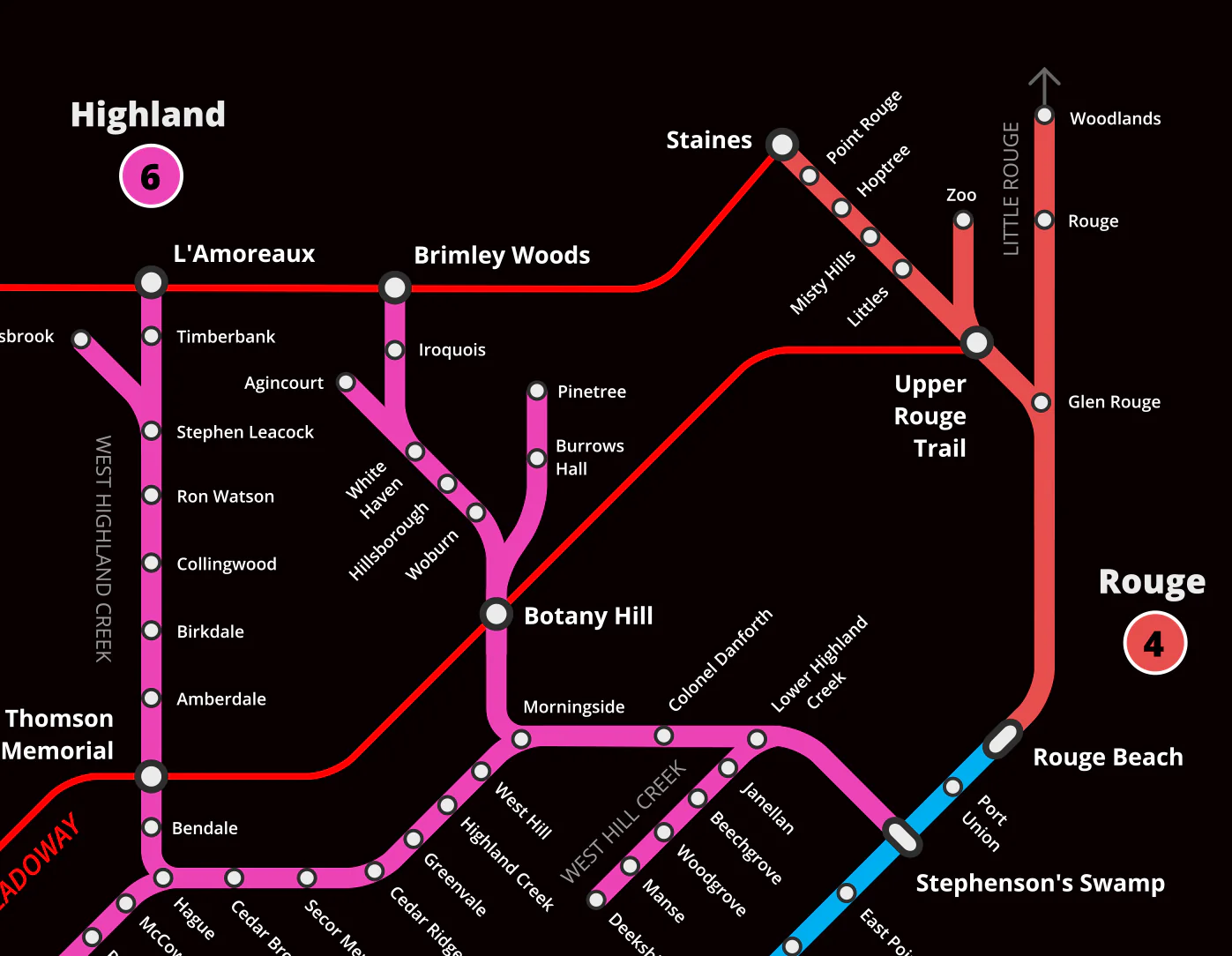Toronto Waterways Subway Map - Image 3