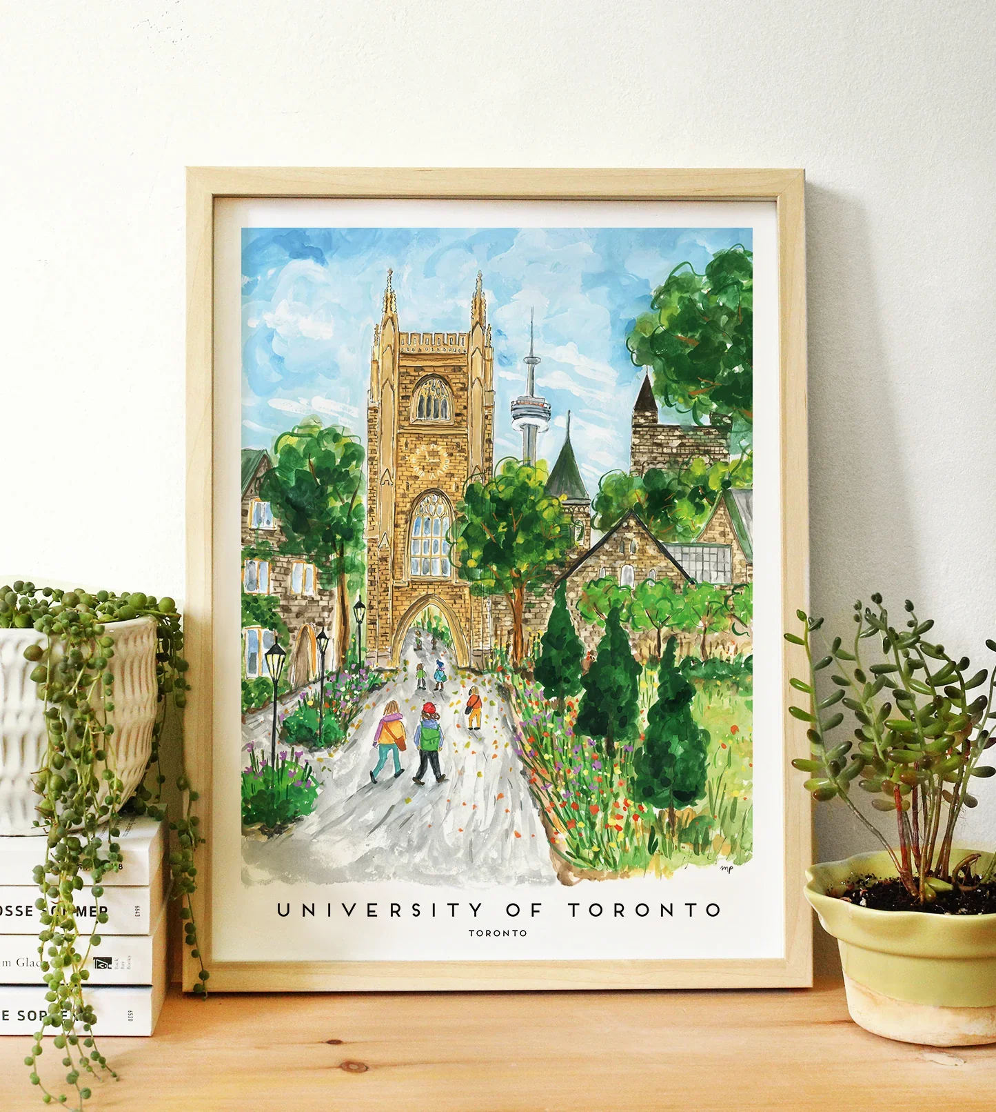 University of Toronto Art Print (12"x16")
