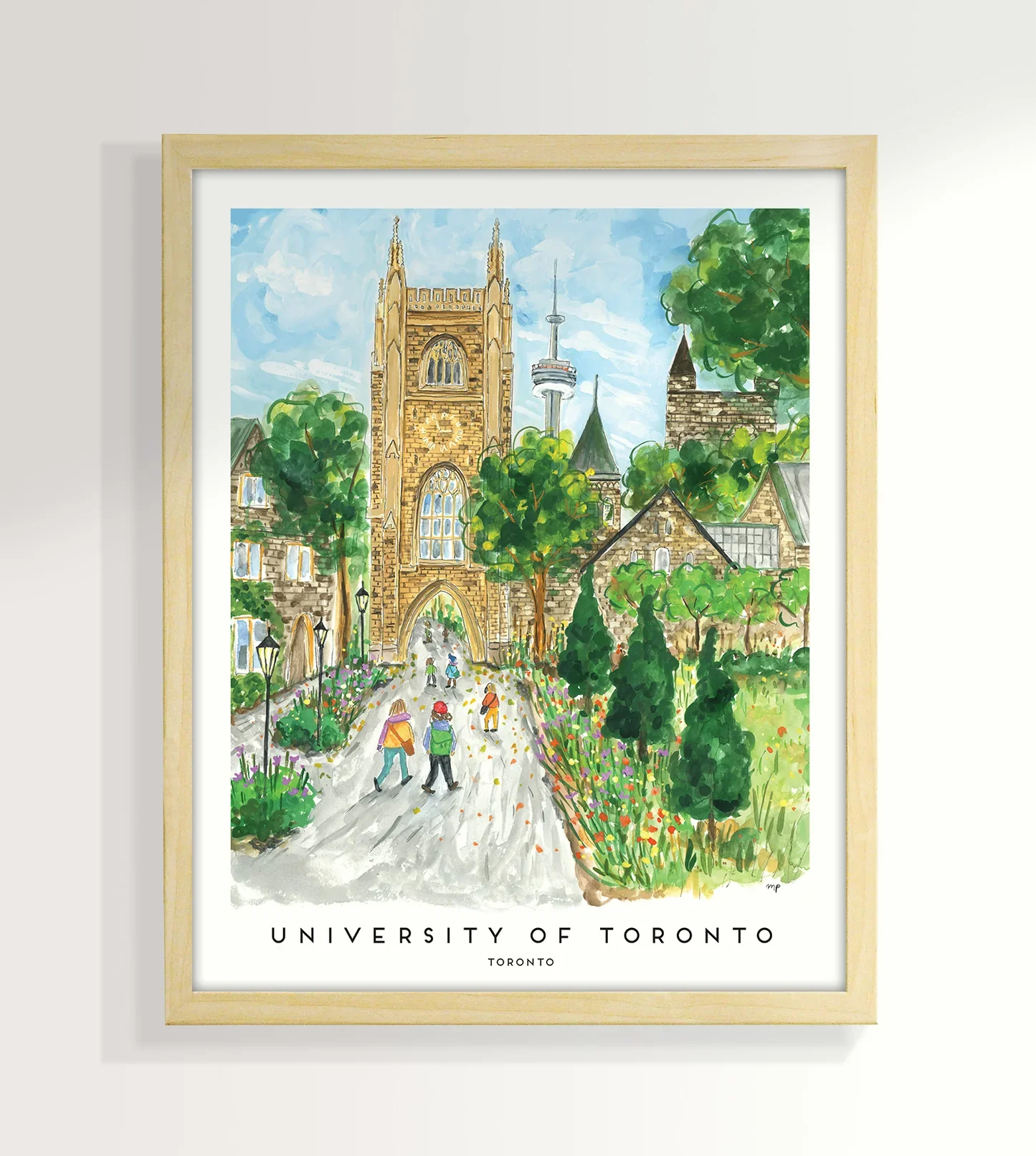 University of Toronto Art Print (8"x10")