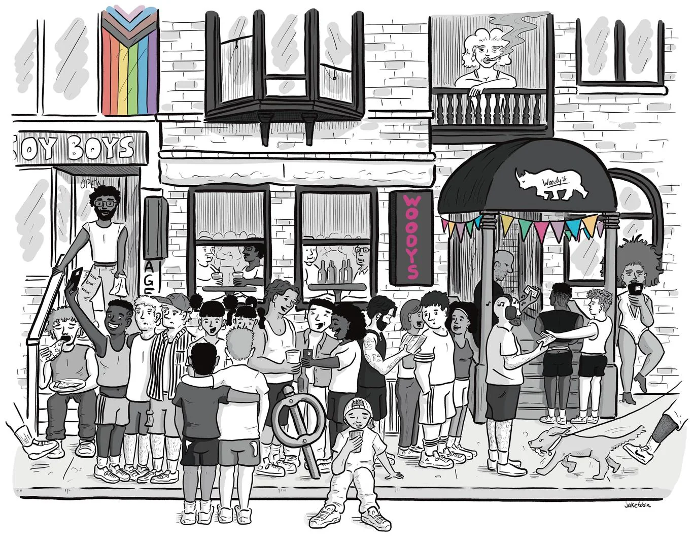 Woody's Lineup Art Print
